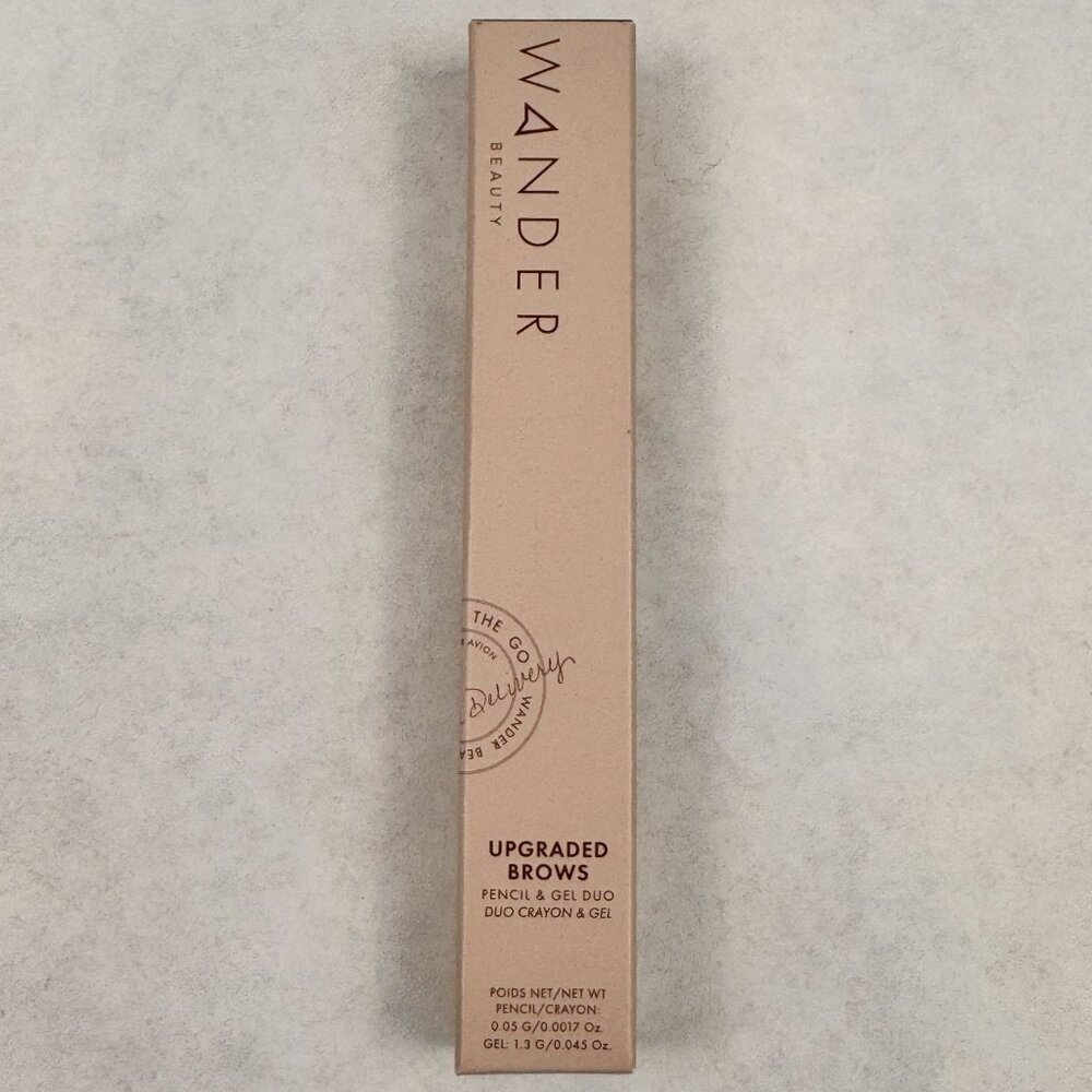 Wander Beauty Upgraded Brows Pencil & Gel Duo Medium Brown 0.045 Oz Sealed NEW